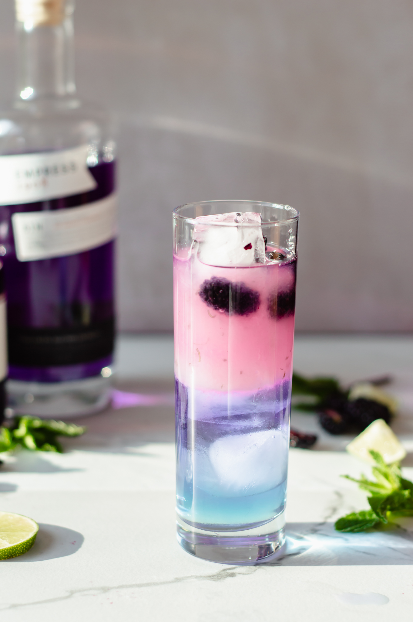 Blackberry & Mint Gin Rickey